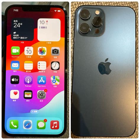 二手9新 Apple Iphone 12 Pro Max 256g海洋藍 蝦皮購物