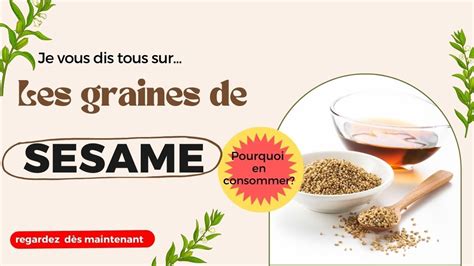 Les Graines De Sesame Petites Mais Remplies De Bienfaits Essentiels