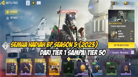 Semua Hadiah Battle Pass Codm Season 5 2023 Dari Tier 1 Sampai Tier