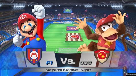 Mario Sports Superstars Mario Luigi Vs Diddy Kong Birdo YouTube