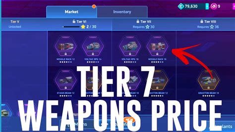 Mech Arena Tier Weapons Prices Gear Hub Mech Arena Youtube