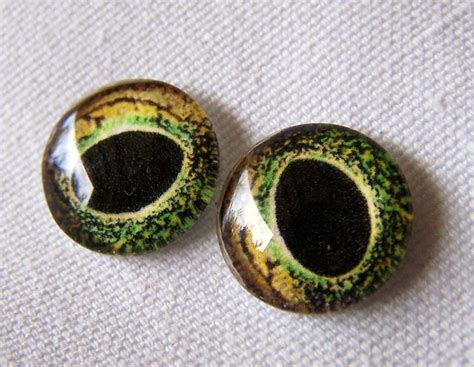 Glass Cabochon Eyes Reptile Glass Eyes For Jewelry Or Sculpture Etsy