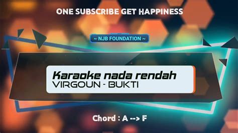 Virgoun Bukti Chord F Karaoke Nada Rendah NJBFoundation531 YouTube