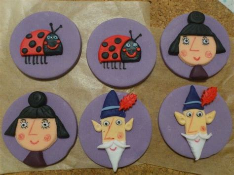 Ben And Hollys Little Kingdom Cupcake Toppers Nanny Plum Wise Old