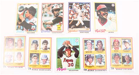 Lot Detail Better 1978 Topps Baseball Card Set Lot Of 9