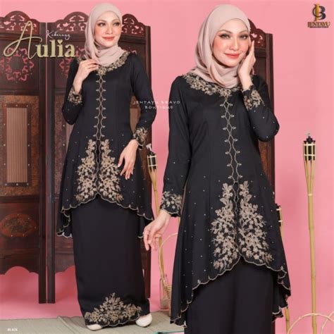 S 4XL AULIA KEBARUNG PLUS SIZE LACE KEBAYA LABUH SULAM NIKAH TUNANG