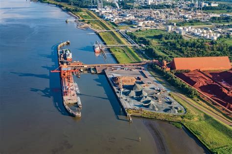 Stade Aus Der Vogelperspektive Hafengel Nde Stader Seehafen Aos