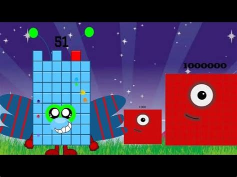 Looking For Numberblocks Comparison 51 Butterfly Standing Tall 100 10k