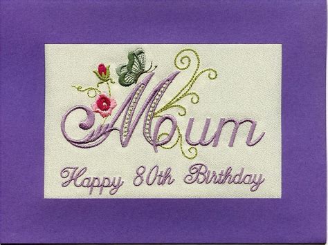 80th Birthday Cards For Mum Birthdaybuzz