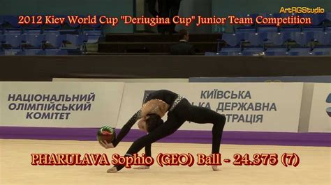 PHARULAVA Sophio GEO Ball 2012 World Cup Kiev Deriugina Cup 2012