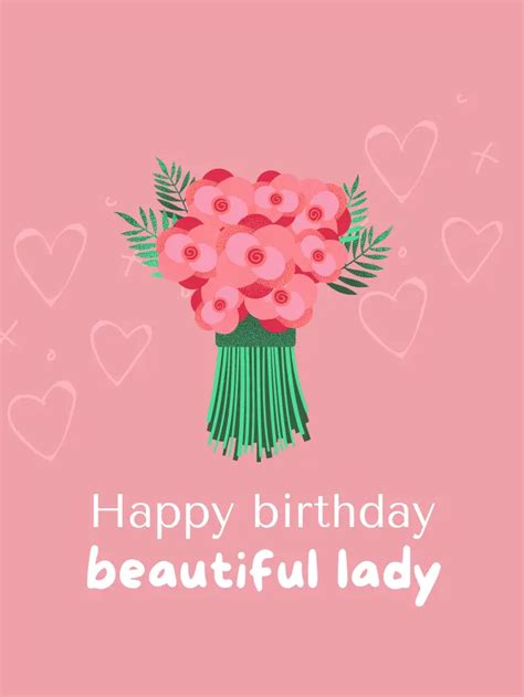 Happy Birthday Beautiful Lady 36 Wishes Images I Wish You