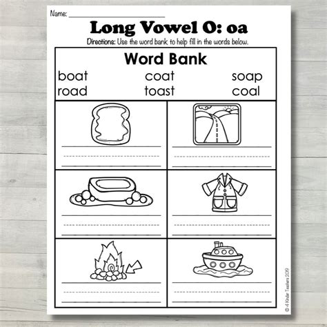 How To Teach Long O Words In Kindergarten 4 Kinder Teachers