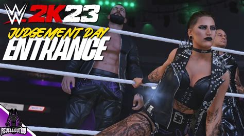 WWE 2K23 The Judgement Day Entrance WWE2K23 YouTube