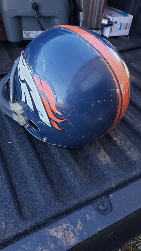 Riddell Vsr Full Size Authentic Denver Broncos Pro Line Helmet Sz