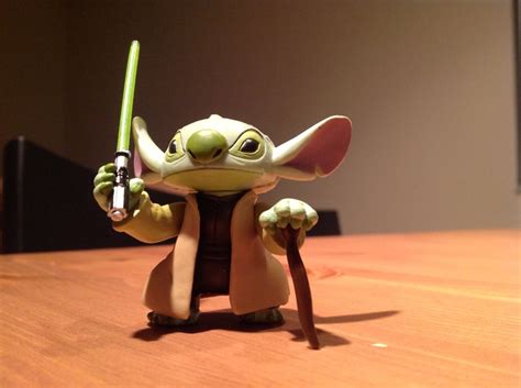 Stitch As Yoda Almost Too Cool Yoda Geek Stuff Animals