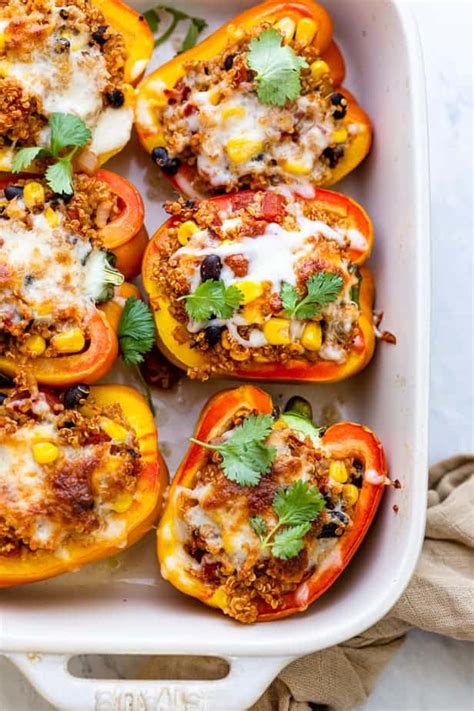 Quinoa Stuffed Peppers Recipe Cart