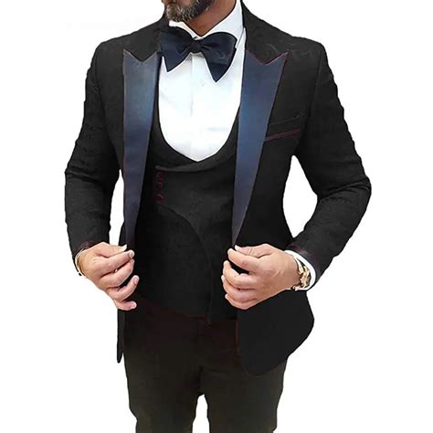 Costume De Mariage Pi Ces Pour Hommes Sur Mesure Smoking Pour Mari