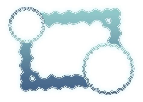 blue  white frames rentry frame blue teal divider square pfp frame