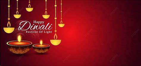 Happy Diwali Background In India With Lantern Decorations