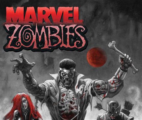 Marvel Zombies Black White Blood Variant Comic Issues