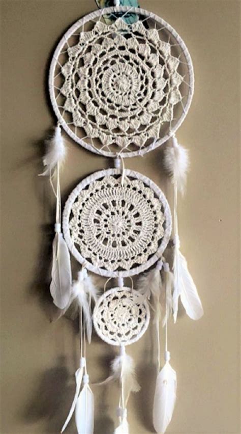 Crochet Dream Catcher Pattern Handmade Dreamcatcher Doily Dream