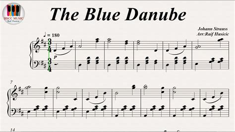 The Blue Danube Johann Strauss Piano Youtube