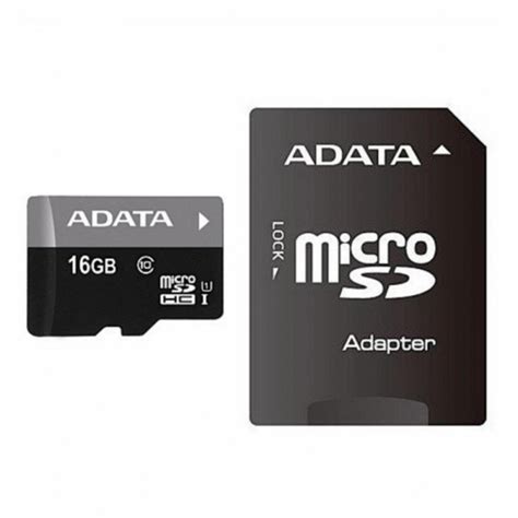 Карта памяти 16 ГБ | A-DATA Premier 16Gb | Тип microSDHC | Class 10 ...