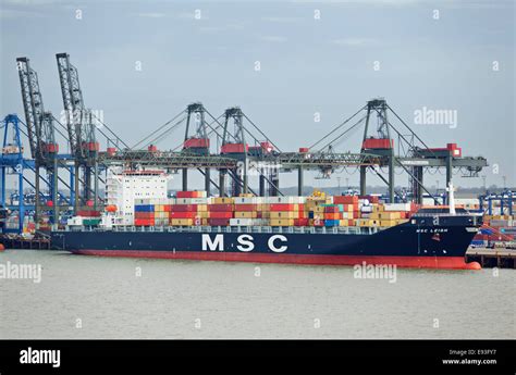 Buque Portacontenedores Felixstowe Msc Fotograf As E Im Genes De Alta