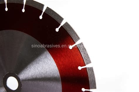 Laser Welded Segmented Silence Diamond Blade For Cutting Reinforced