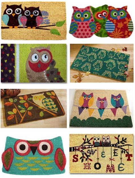 Owl Rugs Manualidades Buhos Bricolaje Y Manualidades