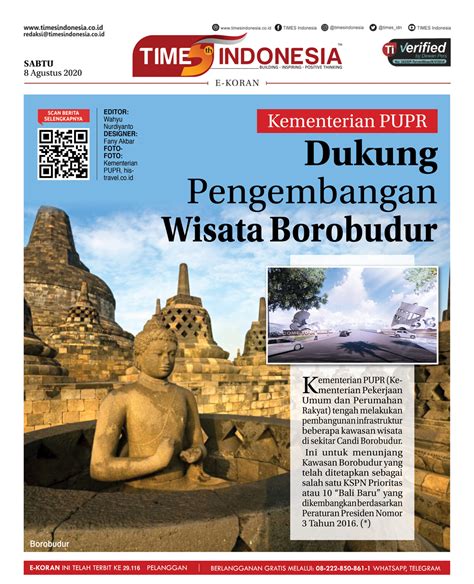 Kementerian PUPR Dukung Pengembangan Wisata Borobudur Melalui