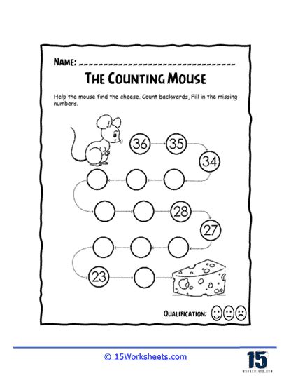 Counting Backwards Worksheets 15 Worksheets Library