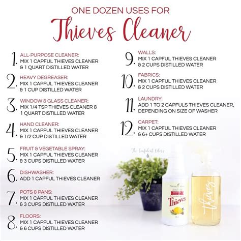 Thieves Cleaner Recipe For Floors Dandk Organizer