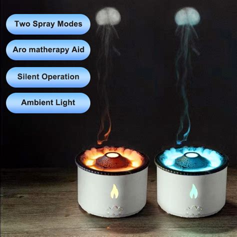 2022 New Creative Ultrasonic Essential Oil Humidifier Volcano