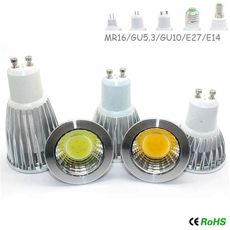 Lâmpadas led cob e27 1 peça ultra brilhante dimerizável 9w 12w