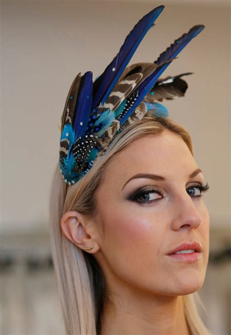 Aves Blue Feather Headdress