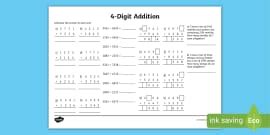 Y3 Inverse Check 3 Digit 3 Addition Subtraction With Carry Sheet