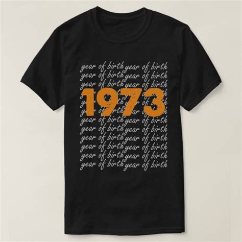 Vintage 1973 Birthday Ts Men Women T Shirt Uk