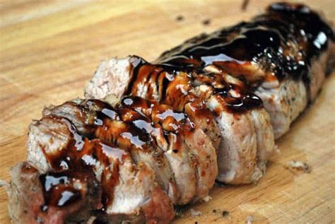 Roasted Pork Tenderloin With Balsamic Glaze Valerie S Kitchen