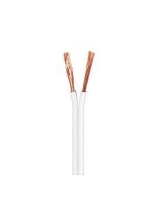 NIMO WIR9001 Cable Paralelo Altavoz Blanco 2X0 50mm Polarizado Por Metro