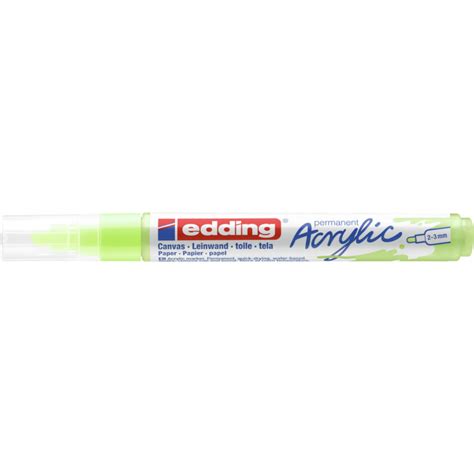 Edding 5100 Acrylmarker Medium 2 3mm 917 Pastelgroen Be Creative Shop