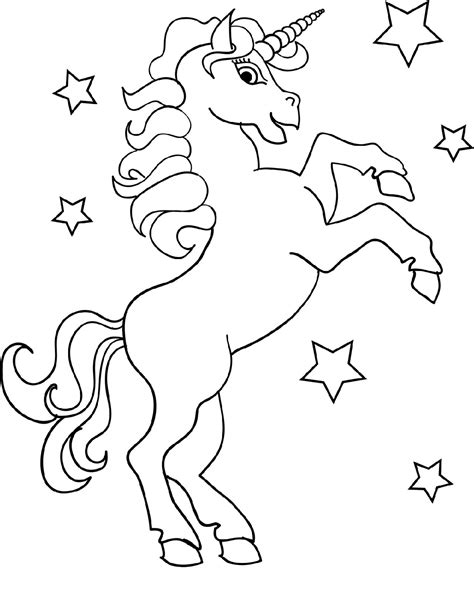 Printable Unicorn Template