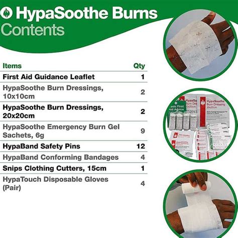 Hypasoothe Burns Kit Large First Aid Supplies