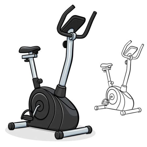 3000 Stationary Bike Stock Illustrations Royalty Free Vector