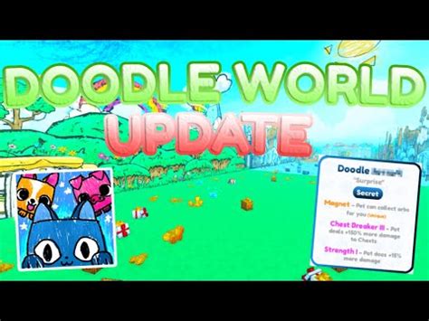 New Doodle World Update Huge Doodle Cat New Doodle World Secret