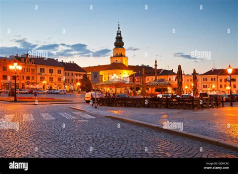 Bishops Palace In The Main Square Of Kromeriz City In Moravia Czech