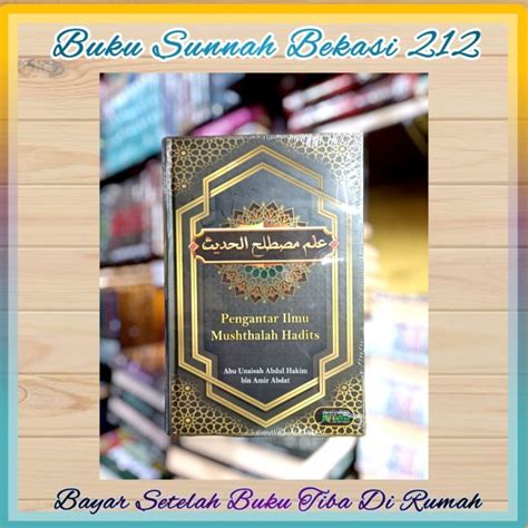 Penghantar Ilmu Mushthalah Hadits MAKTABAH MUAWIYAH Lazada Indonesia