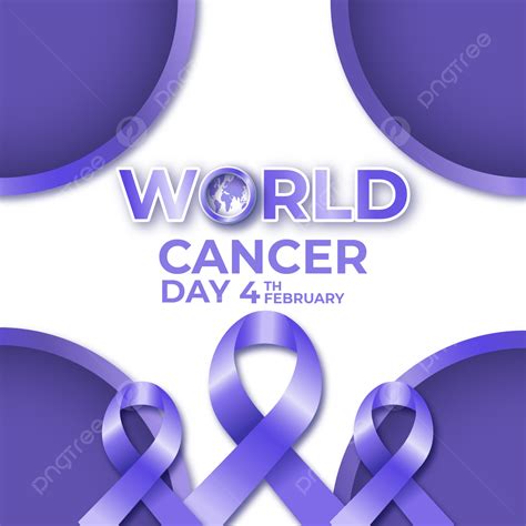 World Cancer Day Vector Hd Images World Cancer Day With A Quarter