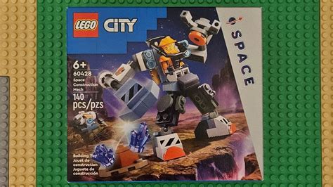 Lego City Set 60428 Space Construction Mech Review Youtube