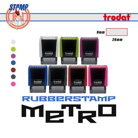 Self Inking Trodat Stamp Customized Rubber Stamp Shopee Philippines